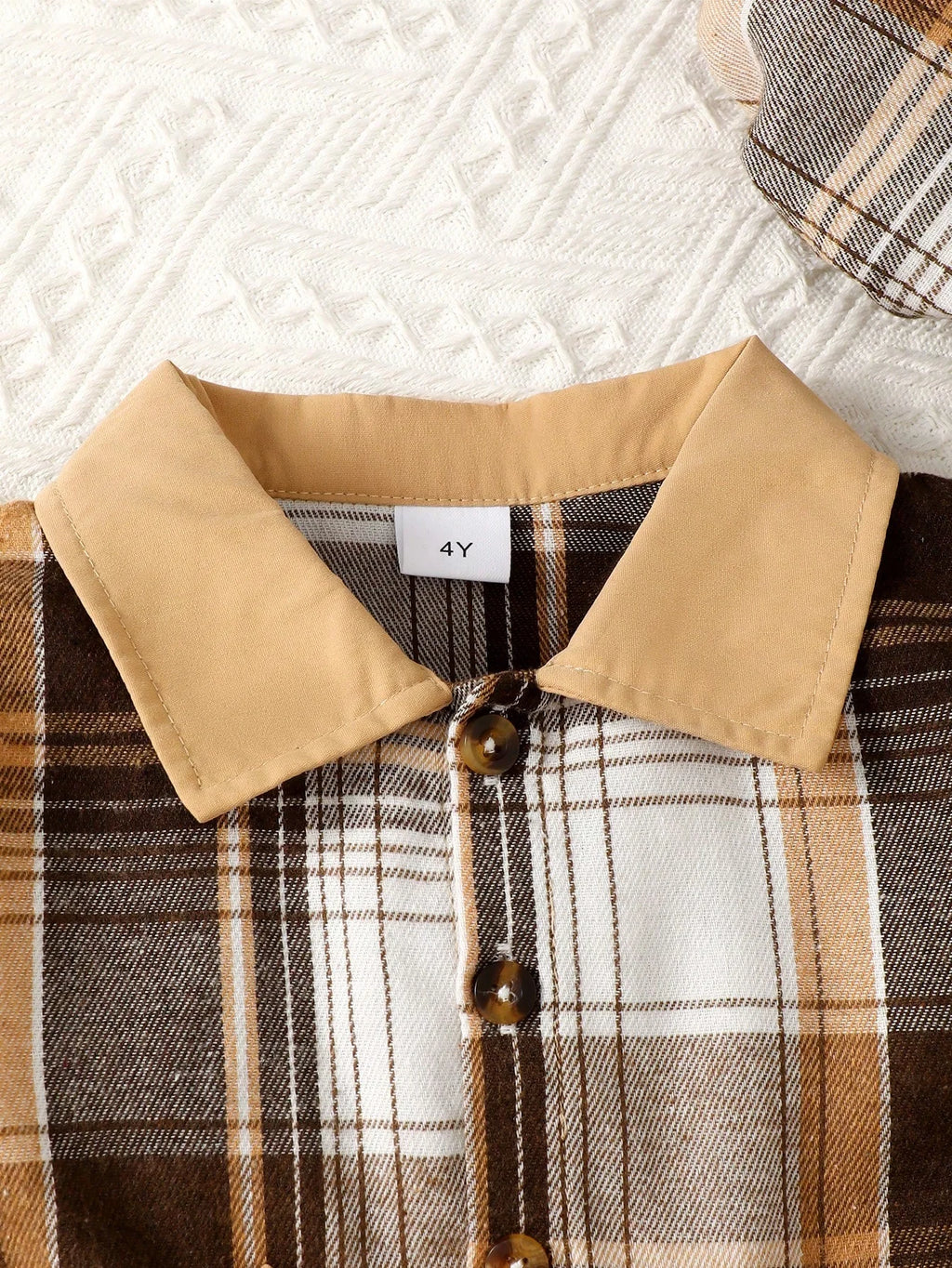 4-7 Years Girls Dress Lapel plaid splice Long Sleeve Fashion Dress + Belt + Hat 3Pcs Spring Autumn Girls Temperament Dress