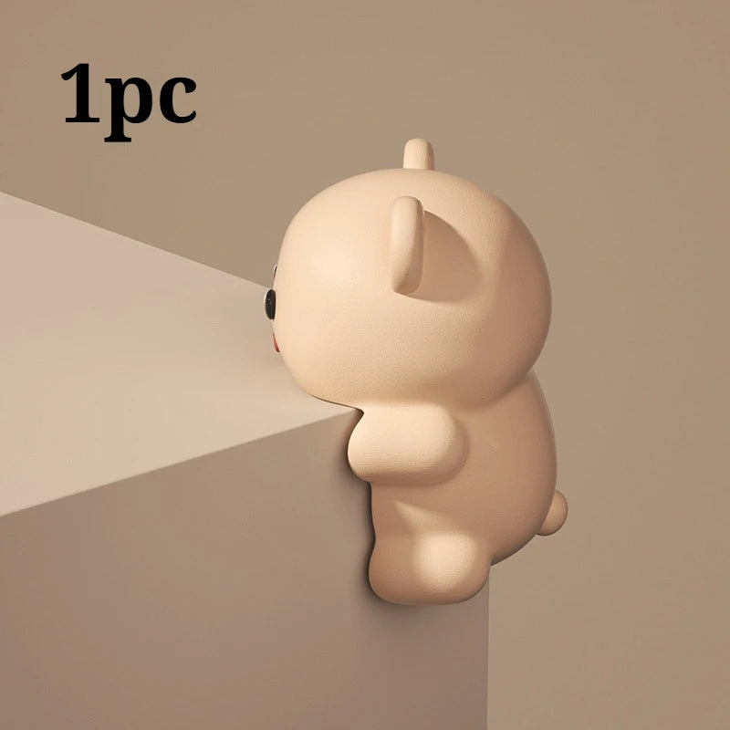 Cartoon Silicone Corner Protector Anti Collision Edge Guard Dinosaur Rabbit Bear For Baby Kids Furniture Table Window