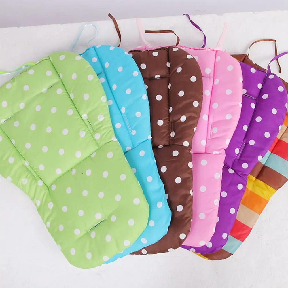Universal Chair Pad Baby Warmer Cotton Cart Mat Dot Liner Stroller Mat Stroller Cushion Stroller Accessories Cotton Mat