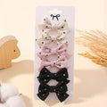 6/12Pcs Polka Dot Bow Hair Clips for Kids Toddler Baby Girl Bowknot Hairpin Set Lovely Hair Accessories Gift Wholesale