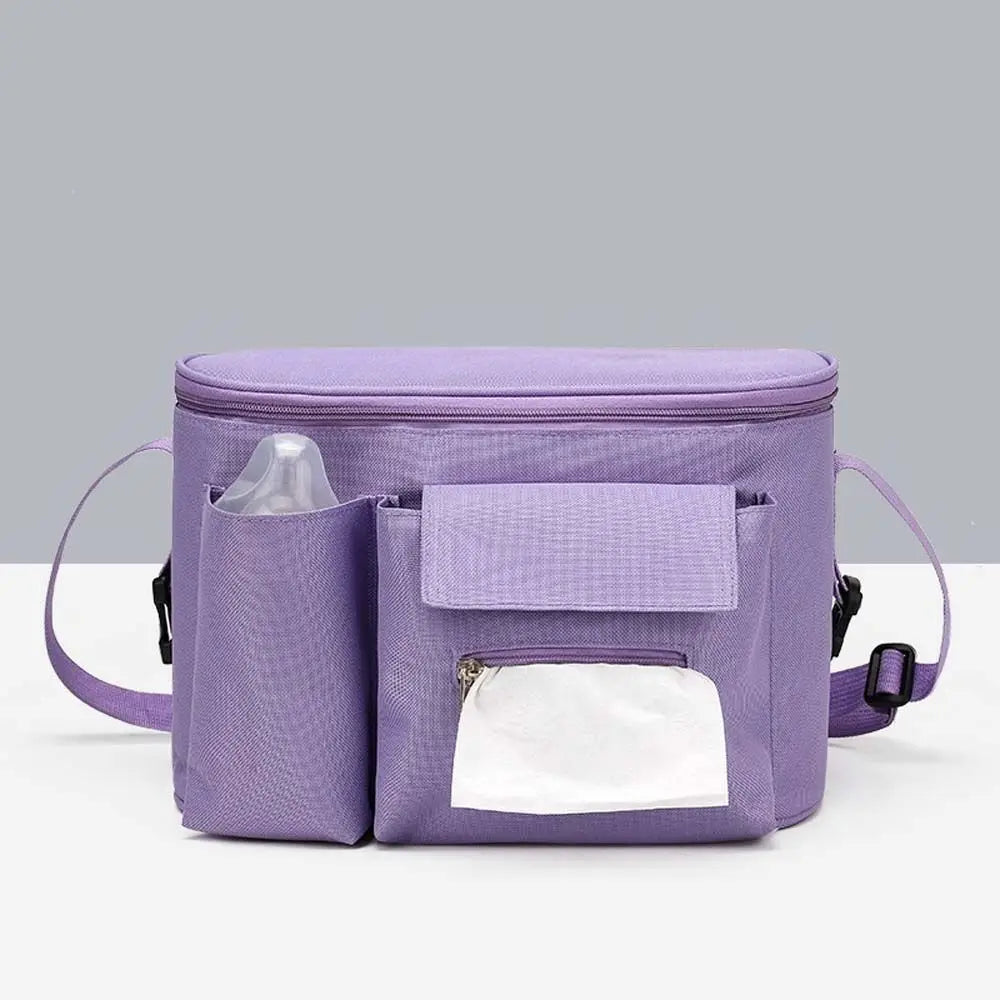 Multi Pocket Stroller Organizer Bag Large Capacity Diaper Bottle Stroller Hanging Bag Outdoor Travel Pram Storage Bag Mommy Bags