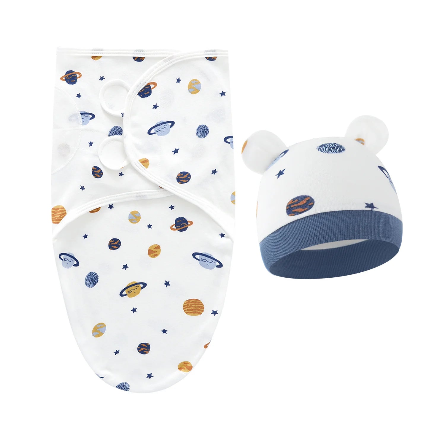 Soft Cocoon Newborn Baby Swaddle Wrap Warm Cotton Bedding Blanket Gentle on Skin Gentleman Baby Gift