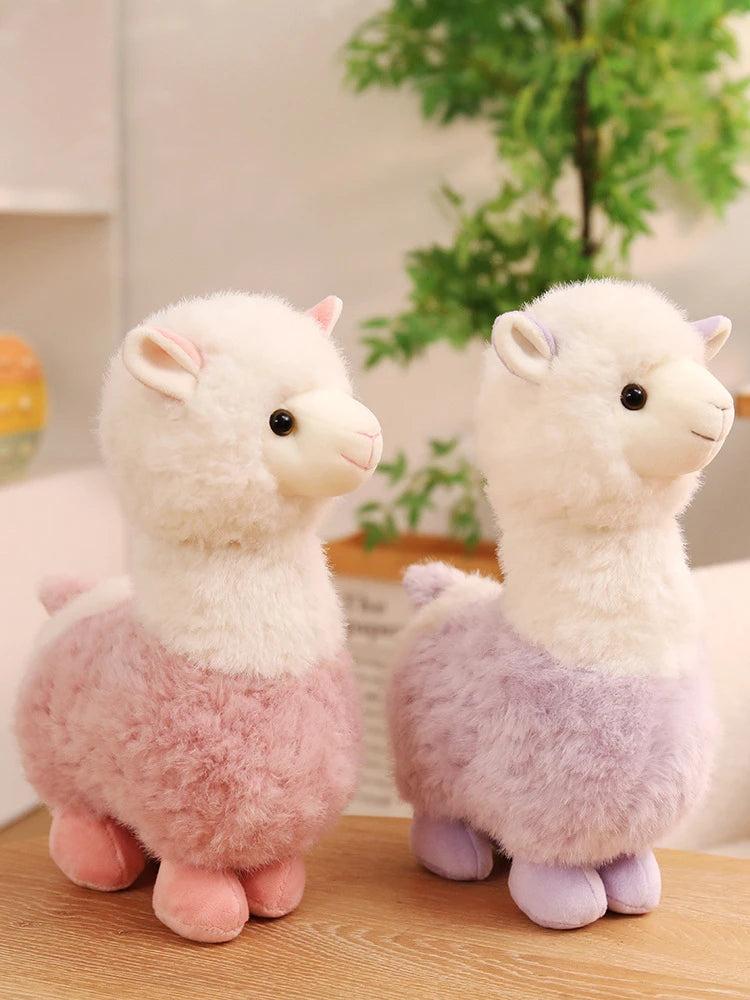 Hot Sale 30cm New Alpaca Plush Toy 3 Colors Cute Animal Doll Soft Cotton Stuffed Doll Home Office Decor Kids Girl Birthday Gift