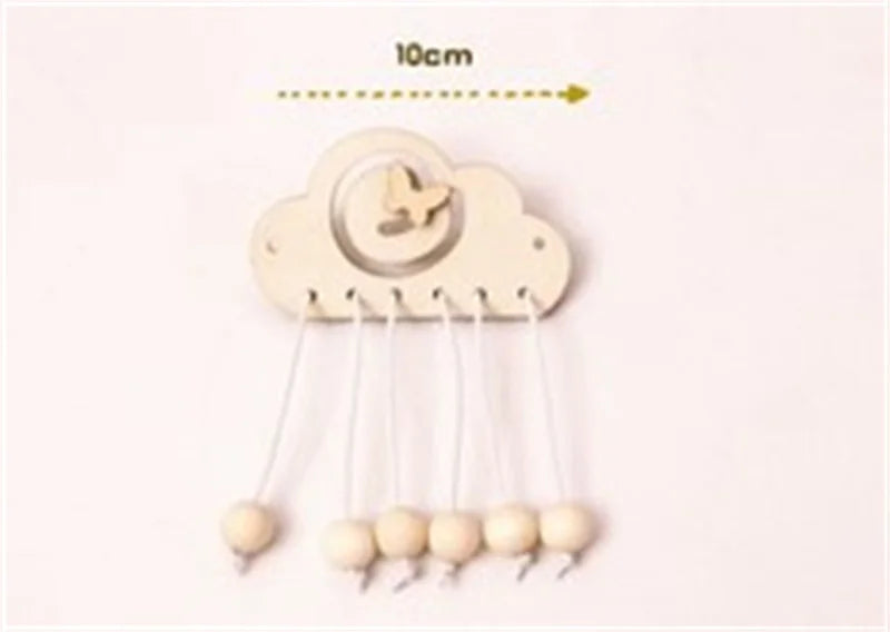 Baby Montessori Busy Board Accessories Gear Castle Color Change Card Switch Light DIY   Valve Wood Educational Toy For Children