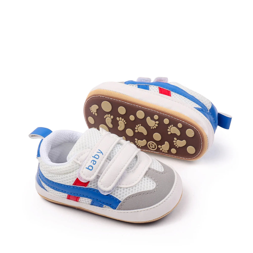 New Fashionable Design Spring And Autumn Baby Unisex Pre-walking Indoor Outdoor Toddler Shoes With Comfortable And Soft Sole