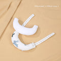 Baby Pillow Newborn Soft Breathable Crescent-shaped Pillows Cartoon Print Neck Correction Pillow for Baby Infant 1-3 Years
