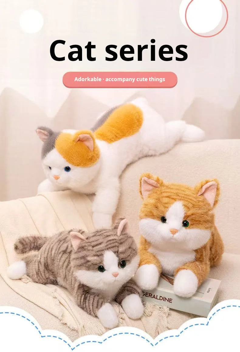 40/60cm Party Cat Doll Plush Toy Handmade Doll Cartoon Anime Cute Cushion Pillow Home Decoration Children's Birthday Gift Toy