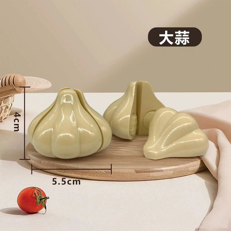 Chechele Montessori Simulation Educational Toy Set For Pretend Play Food Vegetables Fruits Bread Model Che-122