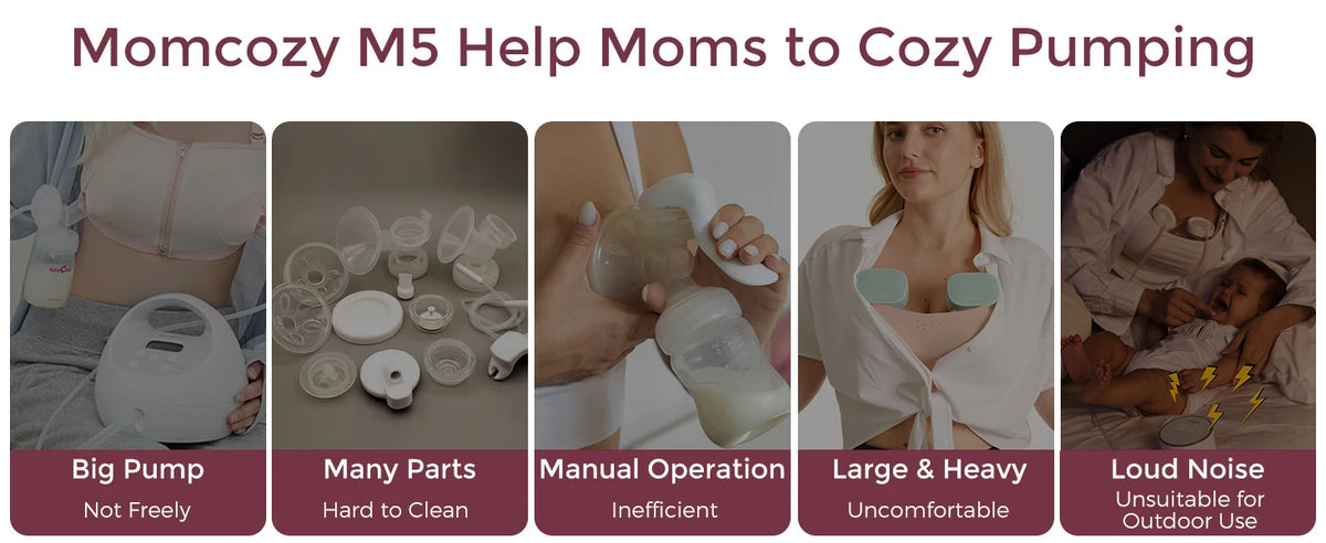 Momcozy Breast Pump Hands Free M5