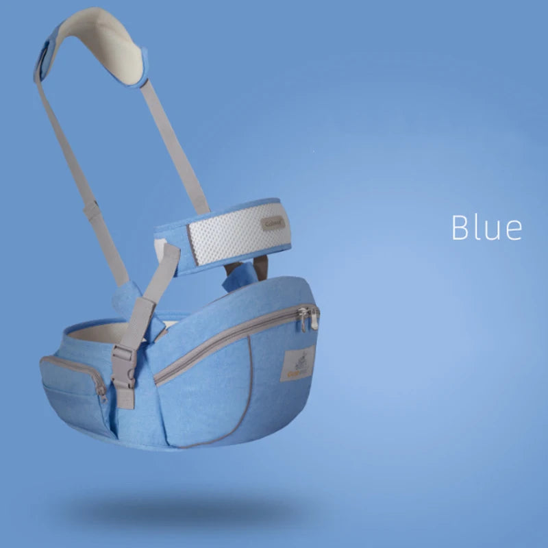 Ergonomic Baby Carrier Portable Infant Sling With Hip Seat Front Facing Kangaroo Wrap