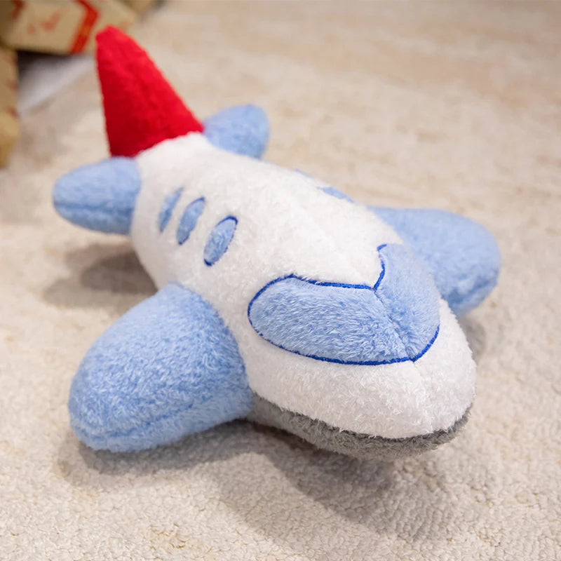 Soft House Car Airplane Throw Pillow Super Soft Cartoon Plush Toys Baby Sleeping Comfort Doll Christmas Halloween Gifts Gift