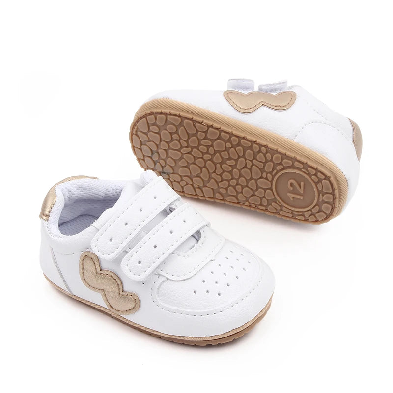 New Fashion Baby Shoes Spring and Autumn High Quality TPR Sole Anti-slip Water Proof Toddler Prewalking Outdoor Sneaker D2736