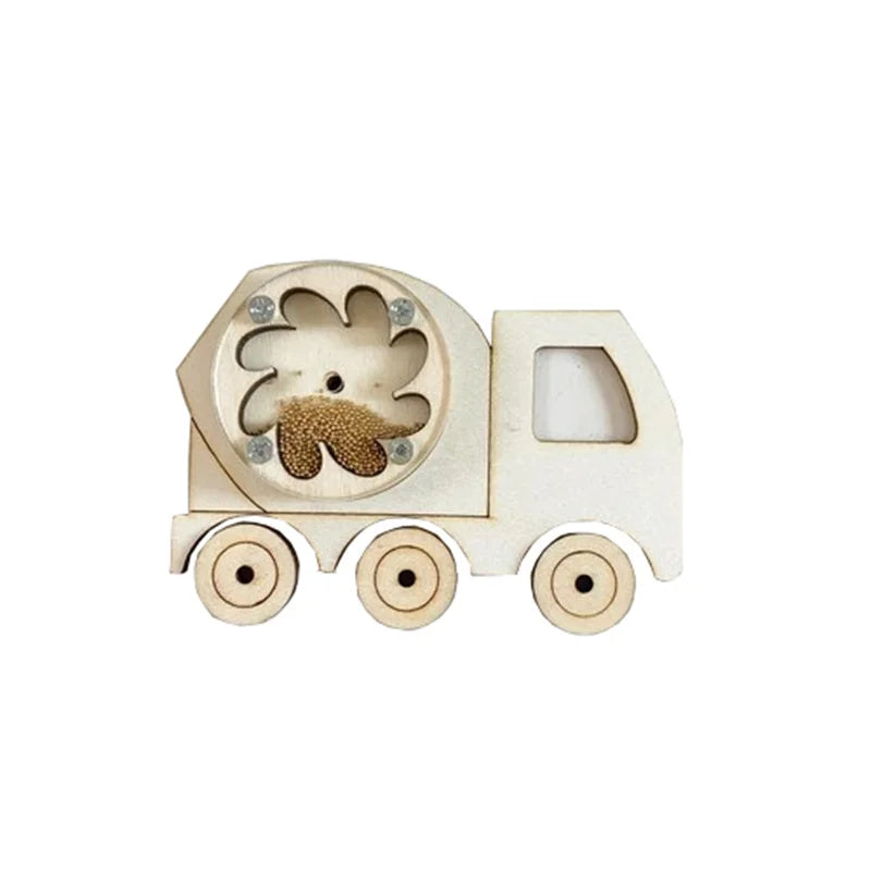Montessori Busy Board Hourglass Puzzles Wall Toy For Early Education And Intelligence Development