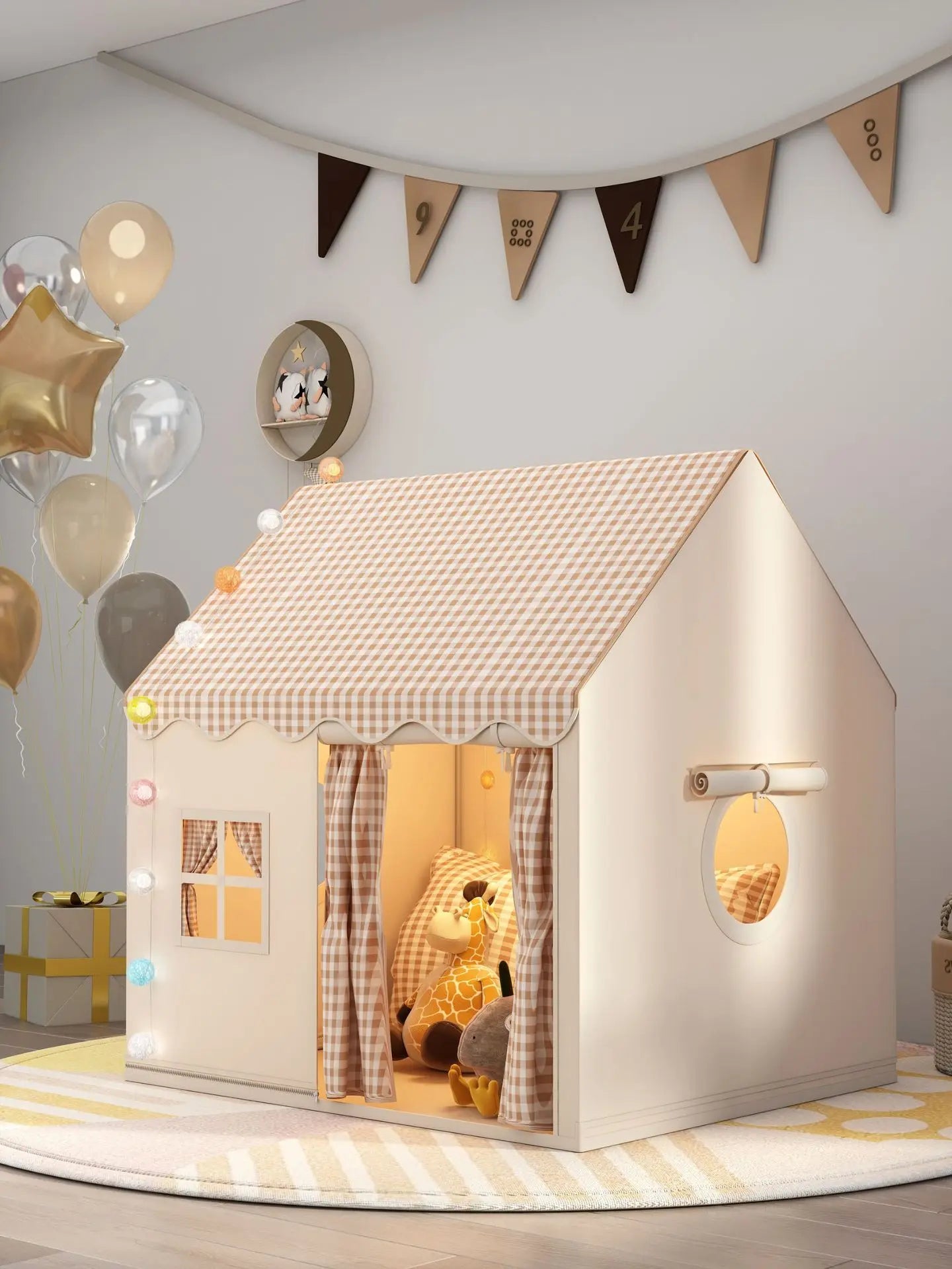 Kid Toys Tipi Tent Princess Castle Play House For Children Folding Play Tent Size 120x105x128 cm