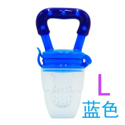 Baby Feeding Spoon Fruit Grinding Pacifier Complementary Bites Silicone Mesh Baby Feeding Tableware