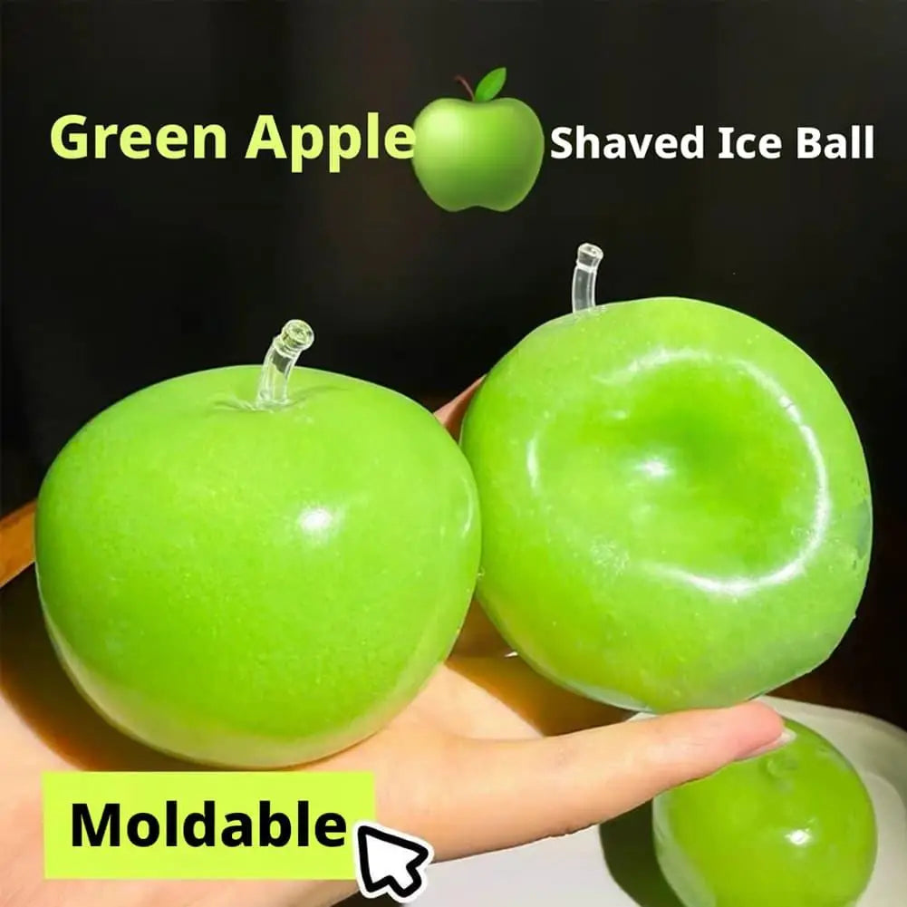 1/2/3/5PCS Realistic Artificial Green Apple Squishy Toy Soft Slow Rebound Stress Relief Squeeze Toy For All Ages Desktop Decor