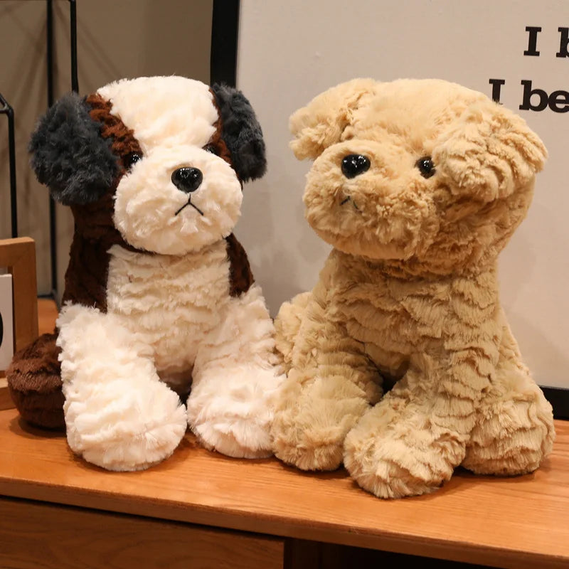 26cm Super Soft Saint Bernard Husky Teddy Dog Plush Toy Cute Animal Pillow Creative Home Decor Birthday Christmas Gift