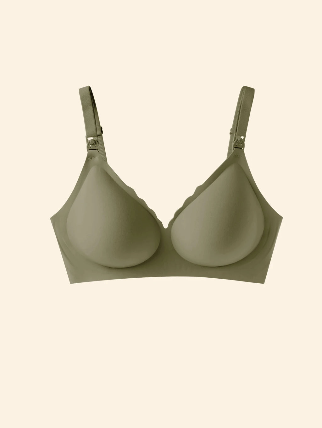 New Front Open Nursing Bra Maternity Jelly Gel Laser Cutting Seamless Underwear Ultra Thin Breastfeeding Bra For Pregnant Women