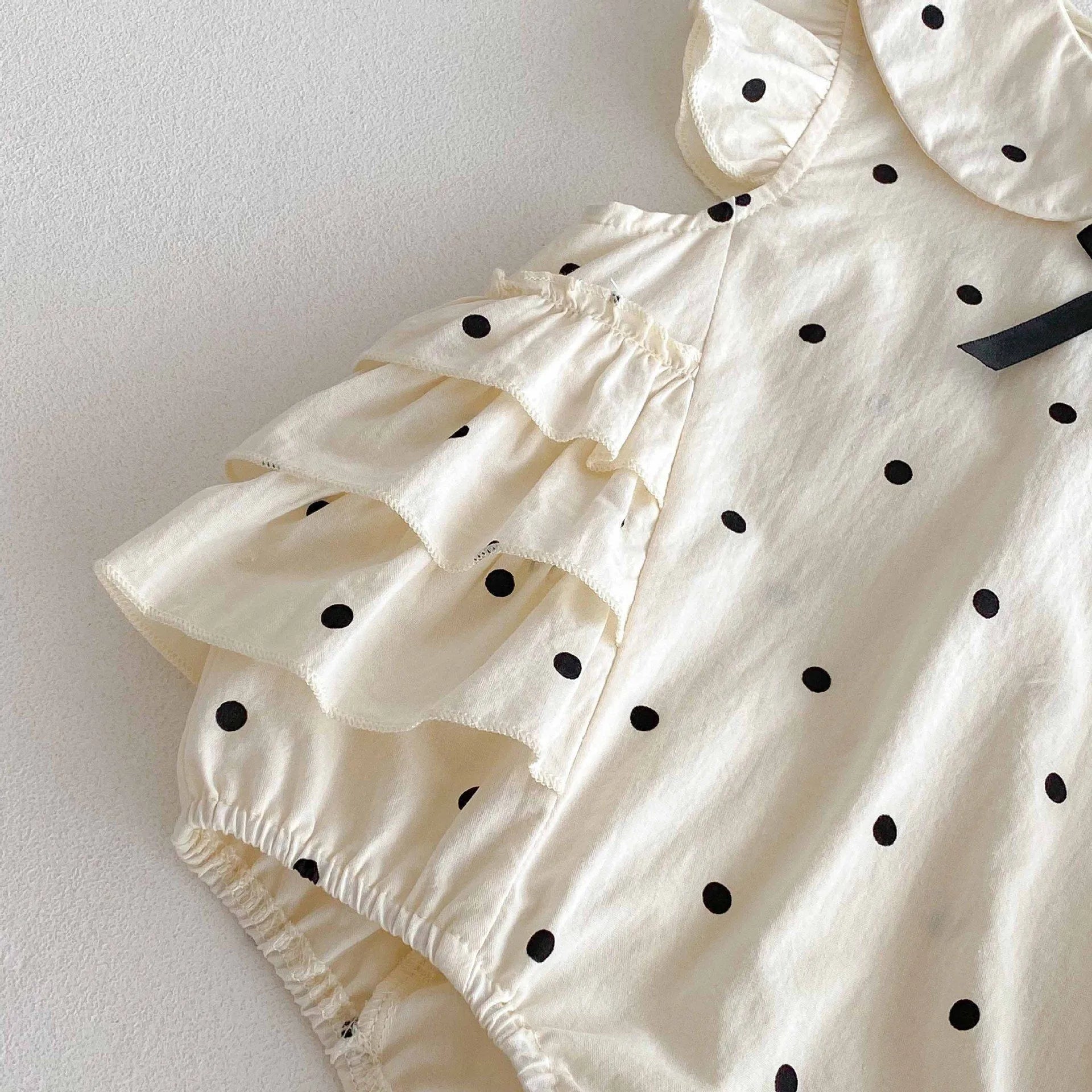 Baby One-Piece Dress - Korean Style - Girls' Summer Dress Without Sleeves - Lightweight and Stylish - Suitable for Summer