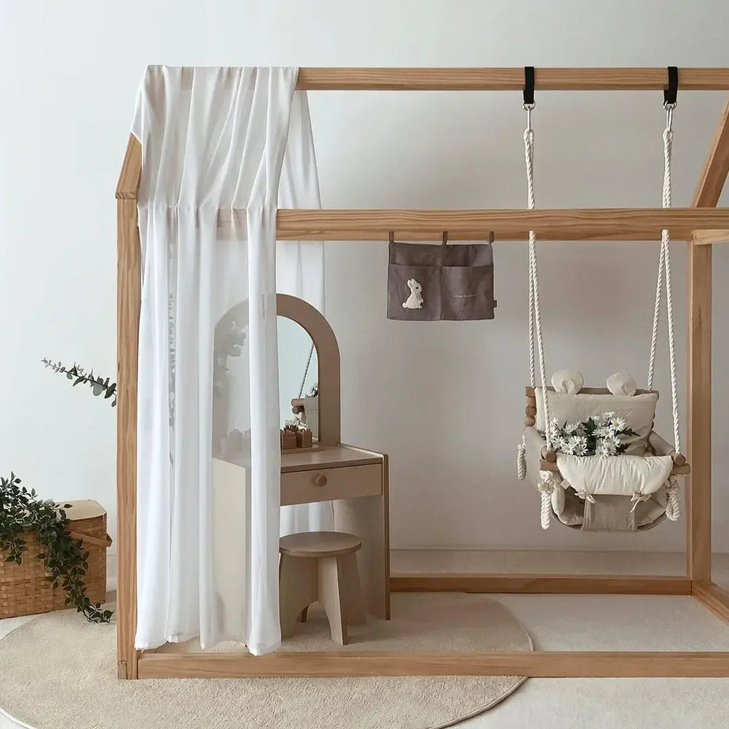 Baby Swing Ins Style Infant Household Indoor Hanging Chair Baby Small Hanging Basket Swing Cloth Rocking Chair Children Swing