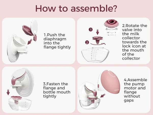 Momcozy M9 Breast Pump Hands Free Upgraded Mobile Flow