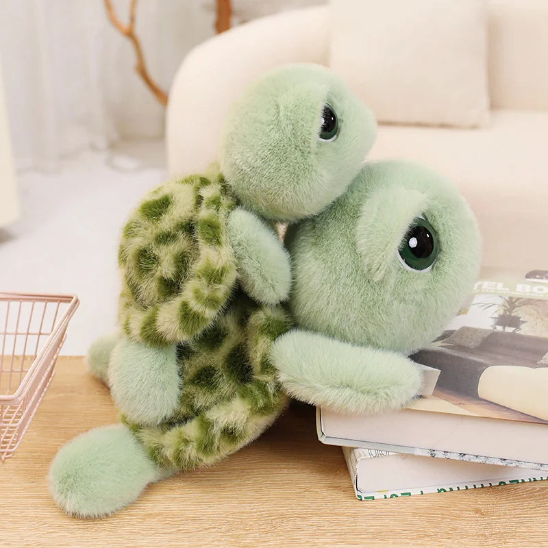 Realistic Tortoise Plush Toys Sea Turtle Cute Animal Doll Soft Stuffed Animal Baby Toy Gift Girls Birthday Gifts Room Decor