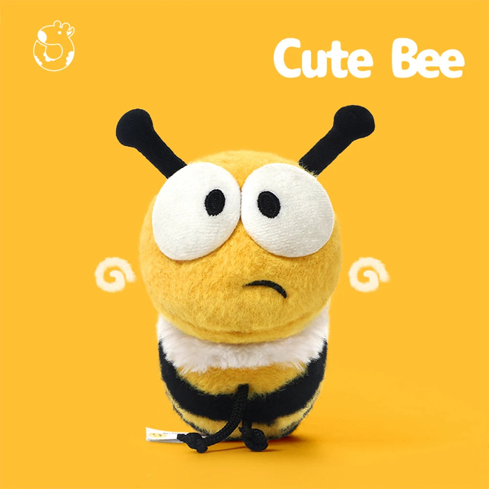 Cartoon Honey Bee Plush Toys Soft Cute Spring Stuffed Animals for Kids Funny Birthday Gift for Girls And Boys