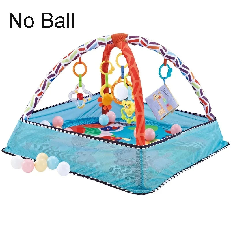 Multifunctional Baby Fitness Frame Play Gym And Mat For Newborns Baby Toys And Crawling Blanket