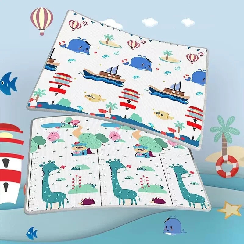Double Sided Pattern Baby Activities Crawling Play Mats Non-toxic EPE Baby Activity Gym Room Mat Game Mat for Children's Mat Rug