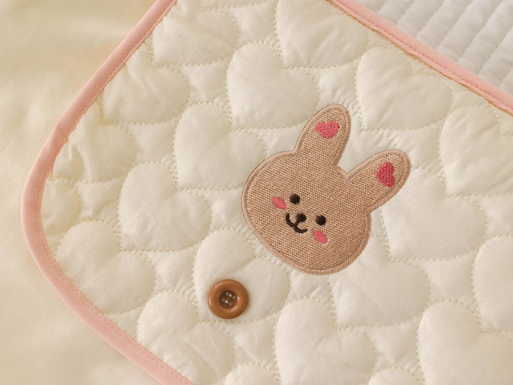Korean ins baby portable urine pad bag multi-functional cute embroidery diaper changing diaper pad diaper changing pad