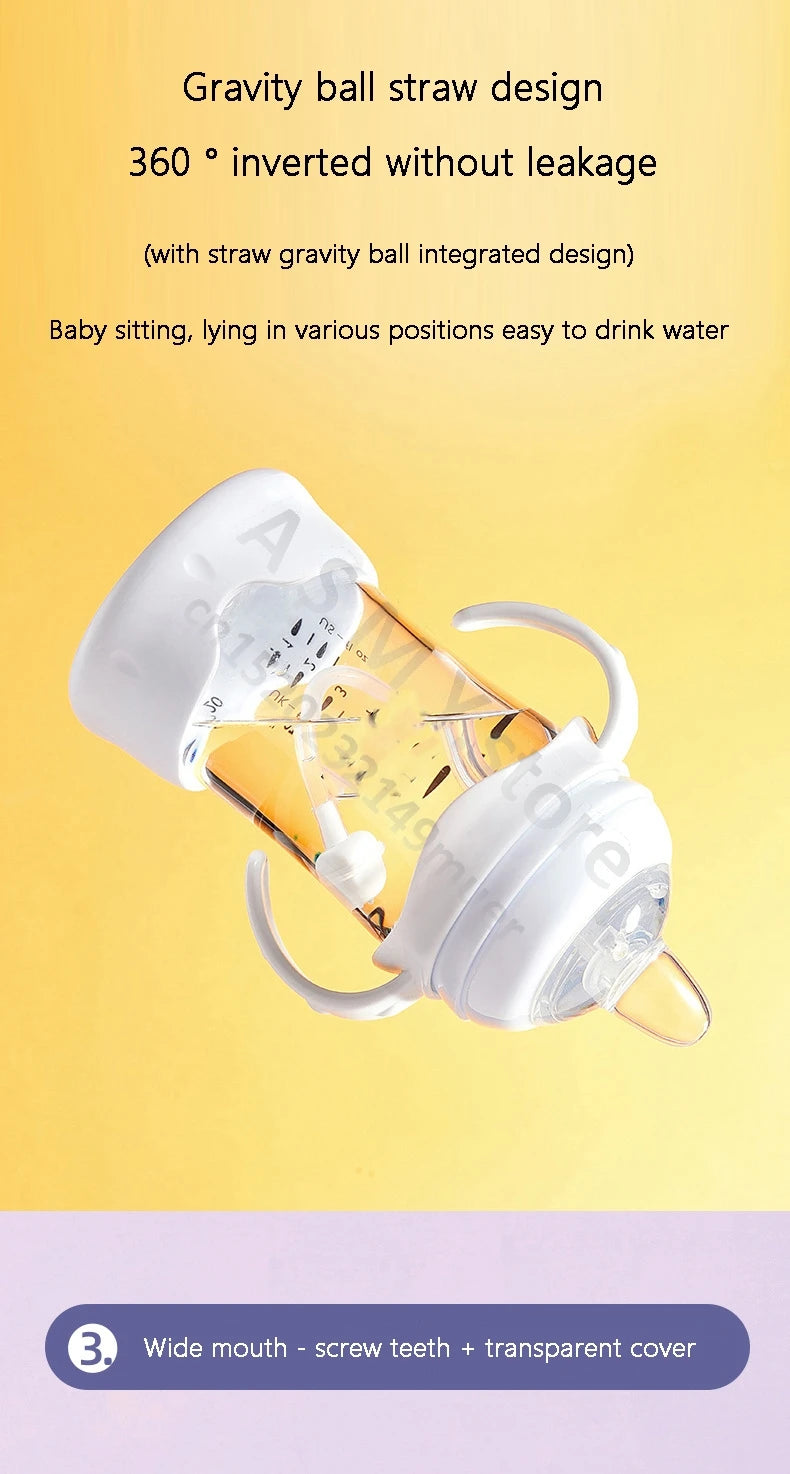 ANPEI Suitable for Avent   wide-bore bottle handle / teat / bottle base / screw teeth - dust cap / bottle accessories