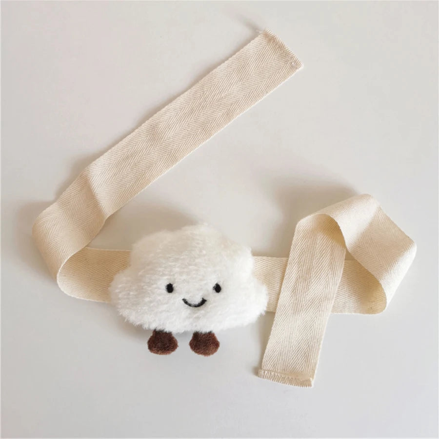 2Pc Korean-Style Ins-Style 3D Cloud Ribbon Curtain Tiebacks Children's Room Decoration Mosquito Net Tie Ropes Binding Ropes