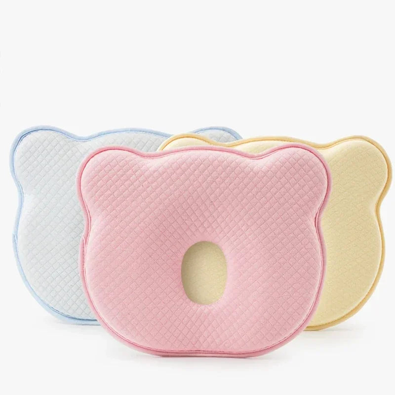 Newborn Baby Memory Pillow Four Seasons General Memory Foam Baby Pillow Pure Cotton Anti-Migraine Newborn Shaping Pillow