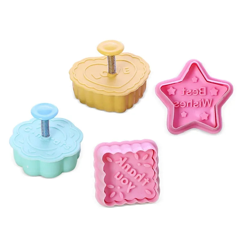 Montessori 3D Animal And Vegetable Mold Tool Set For Play Dough Plasticine 4 Piece Kit