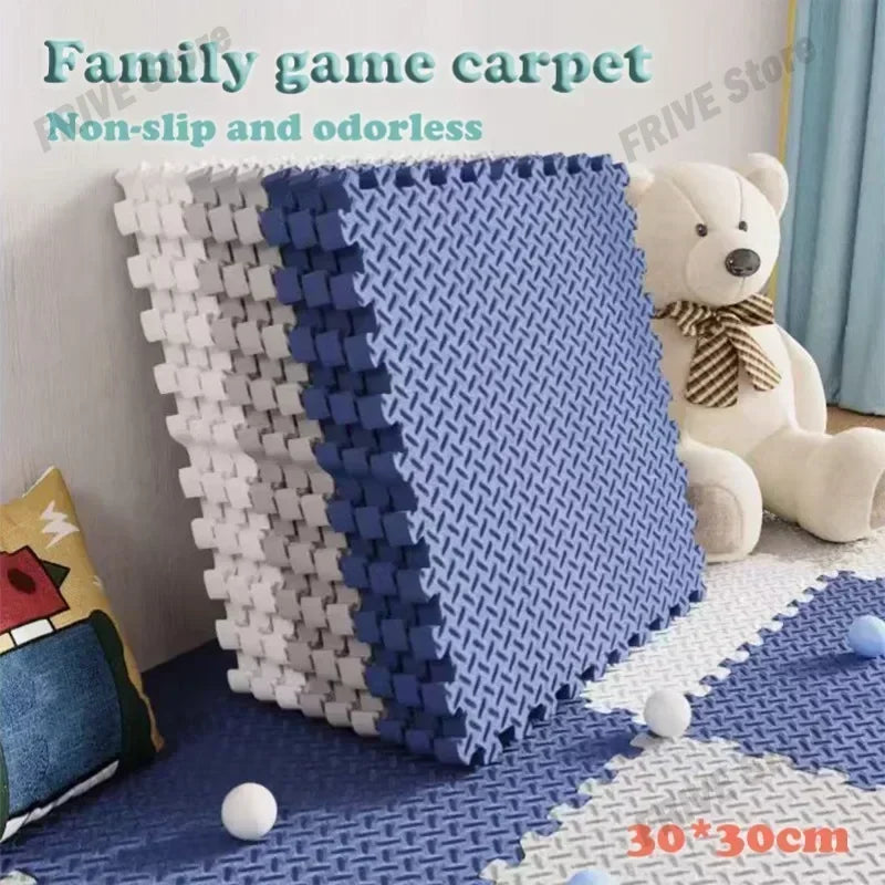 Children's Game Puzzle Floor Mat Durable Non-slip Carpet for Fitness Equipment Mats Bedroom Living Room Home Decoration