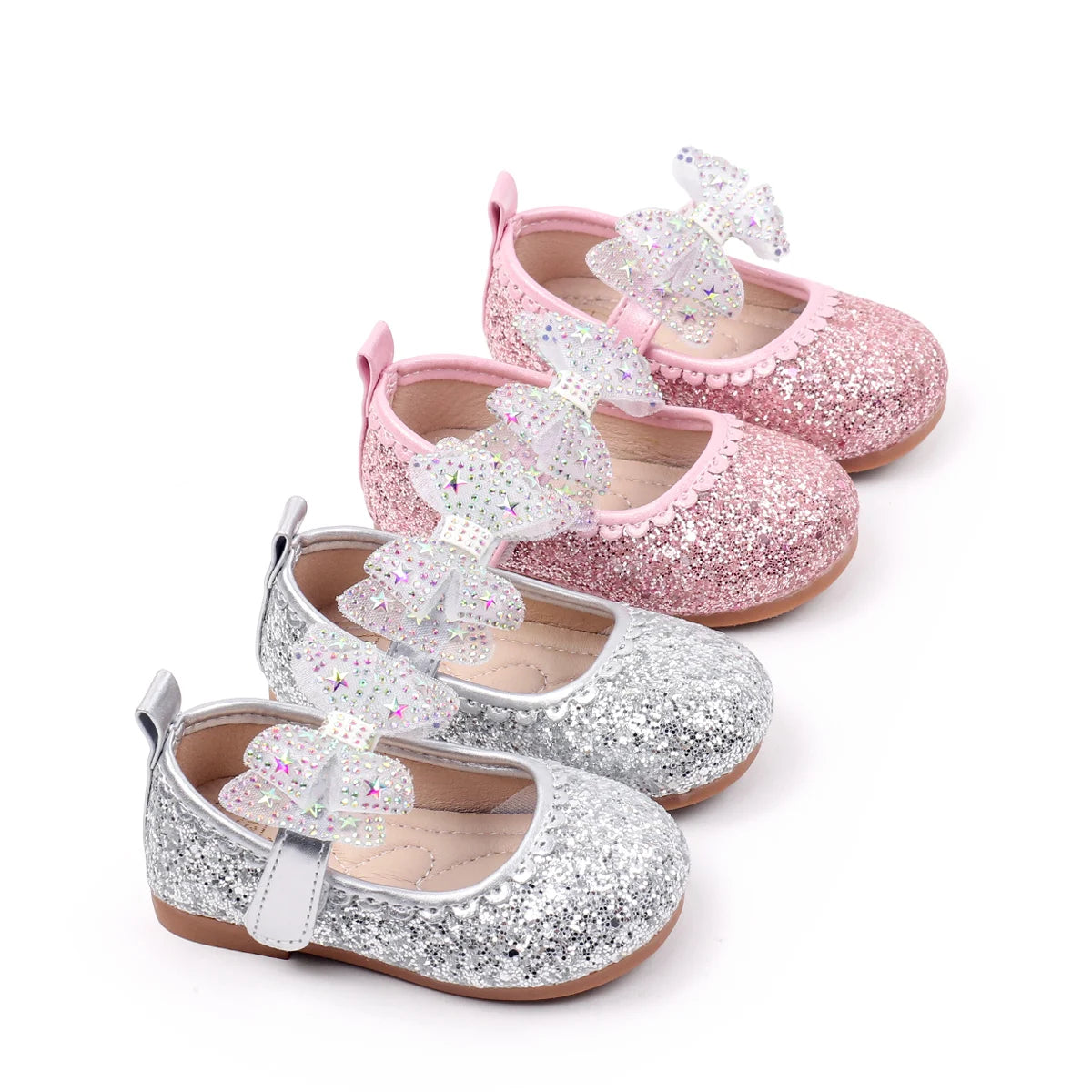 2025 New Summer Autumn Baby Girls First Walking Toddler Shoes Fashion Sequins Baby Girl Sandals For 0-3Y Kids Princess Shoes