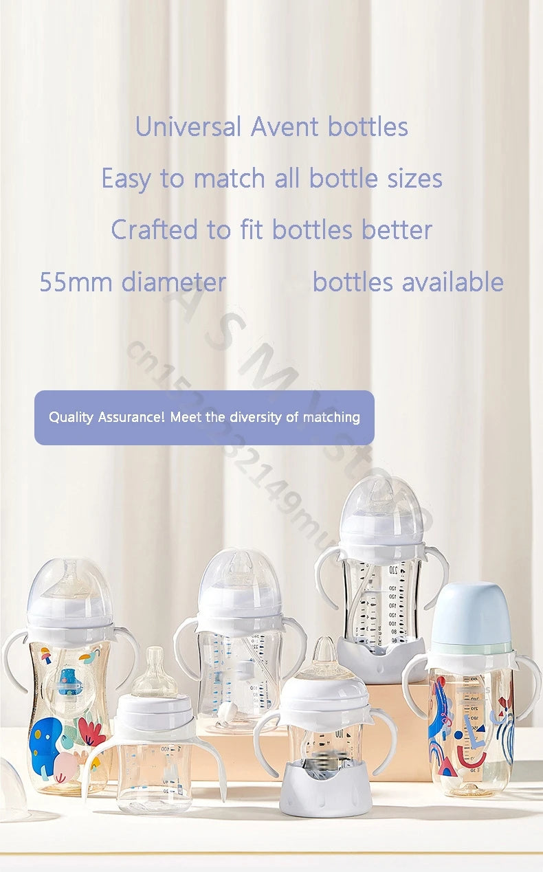 ANPEI Suitable for Avent   wide-bore bottle handle / teat / bottle base / screw teeth - dust cap / bottle accessories