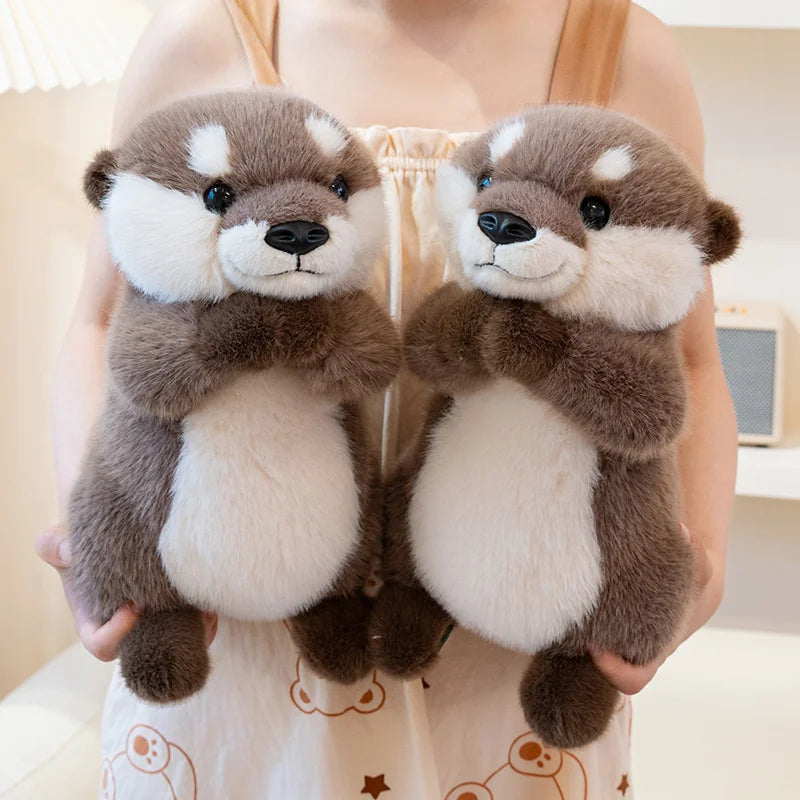 25/35cm Otter Plush Toy Arm with Magnetic Force Cute Stuffed Soft Animal Doll Arm for Birthday Gift And Decor