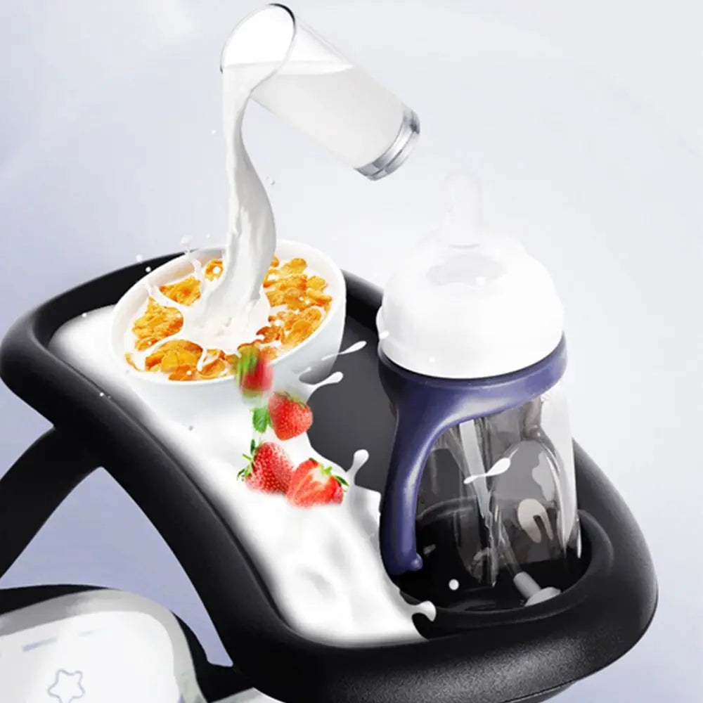 Removable Baby Feeding Supplies Universal Milk Bottle Cup Holder Baby Stroller Dinner Table Stroller Tray Stroller Accessory