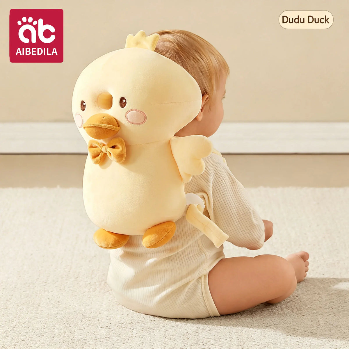 AIBEDILA Baby Head Protector Pillow Backpack Anti Fall Safety Cushion NB01 for Newborns and Toddlers Learning to Walk