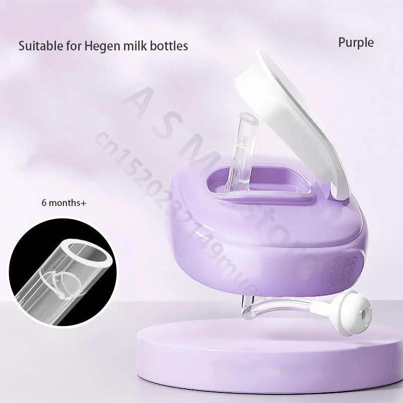 AN PEI Square Bottle Accessories For Hegen Bottles Cup Cover Handle Nipple Universal