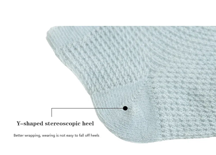 4 Pairs/Lot  New Baby Socks Mesh Thin Newborn Socks Combed Cotton Boneless Soft Summer Baby Socks For Gift