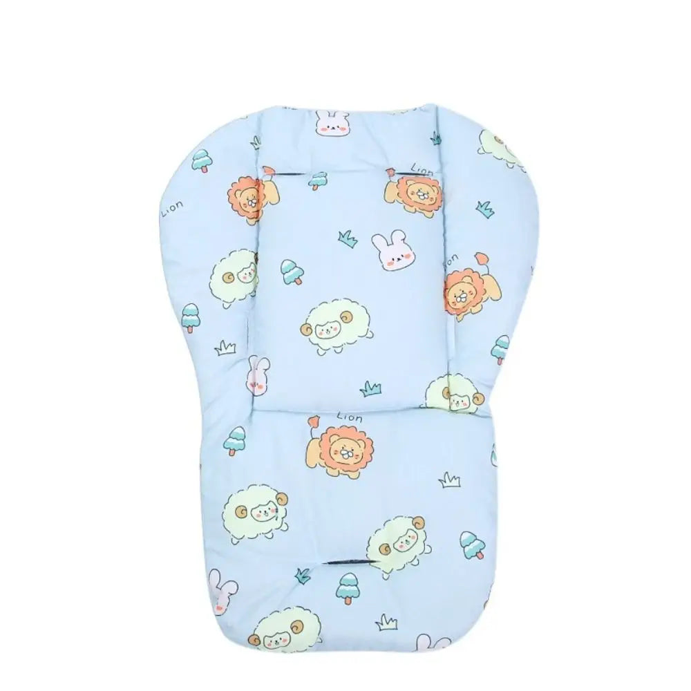 Cartoon Pattern Baby Stroller Cushion Seat Pad 63x45cm for Pushchair Car Seat Liner