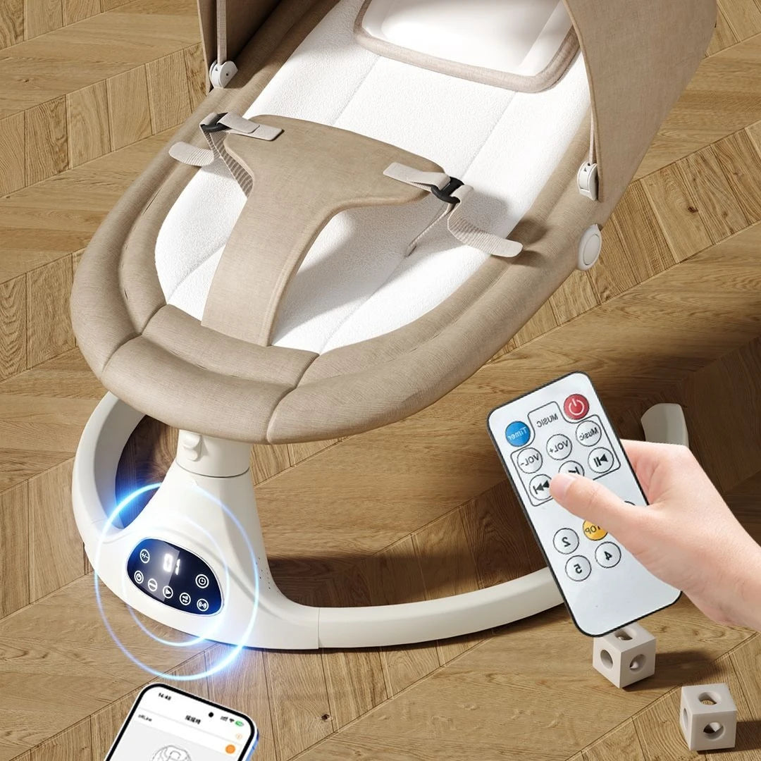 Electric Baby Rocker Swing and Soothing Bassinet with Music