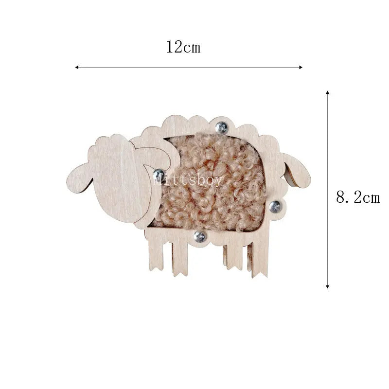 Baby DIY Wooden Montessori Busy Board Educational Toy With Alarm Clock And Fine Motor Activities For Children