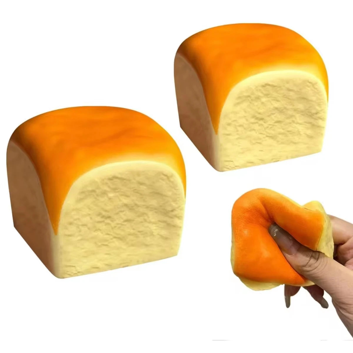 1/2/3Pcs Hawaiian Bread Squeeze Toy Slow Rising Taba Squishy Stress Balls Soft Calming Squishes Fidget Toys for Party Favor Gift