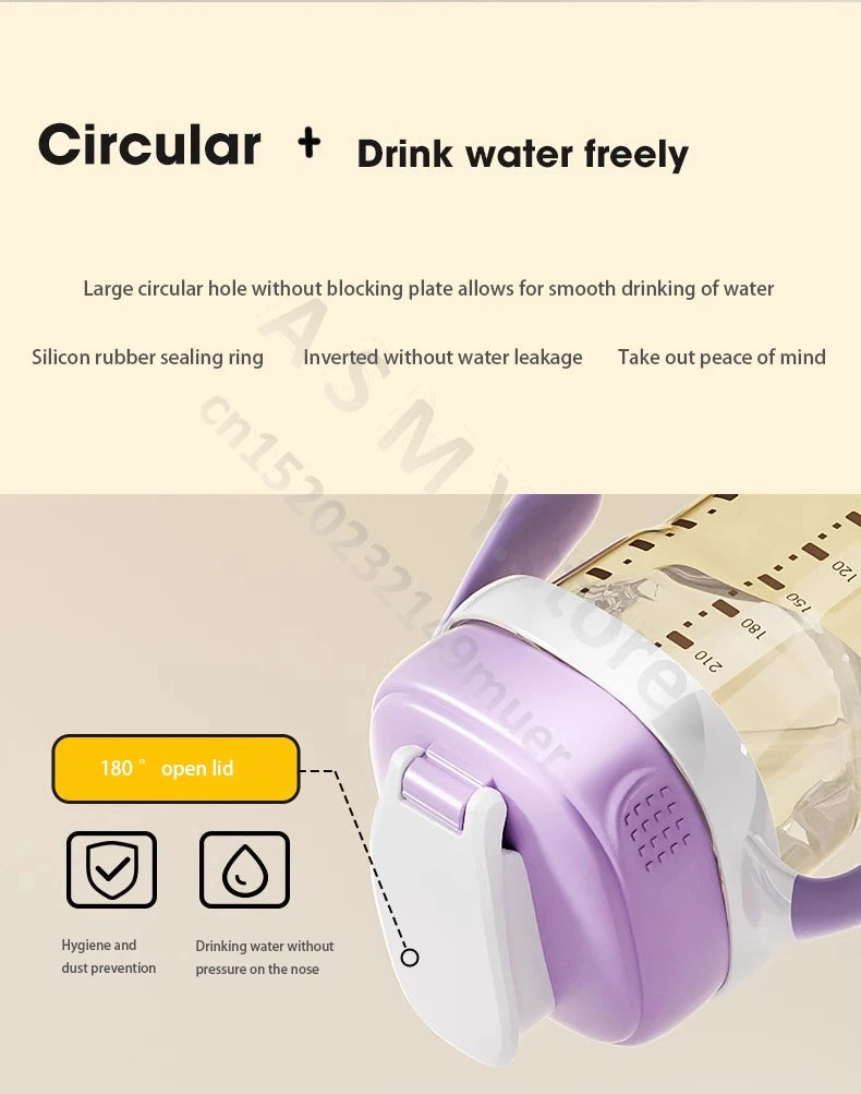 Suitable for hegen bottle accessories/cup cover/handle/nipple/square bottle universal