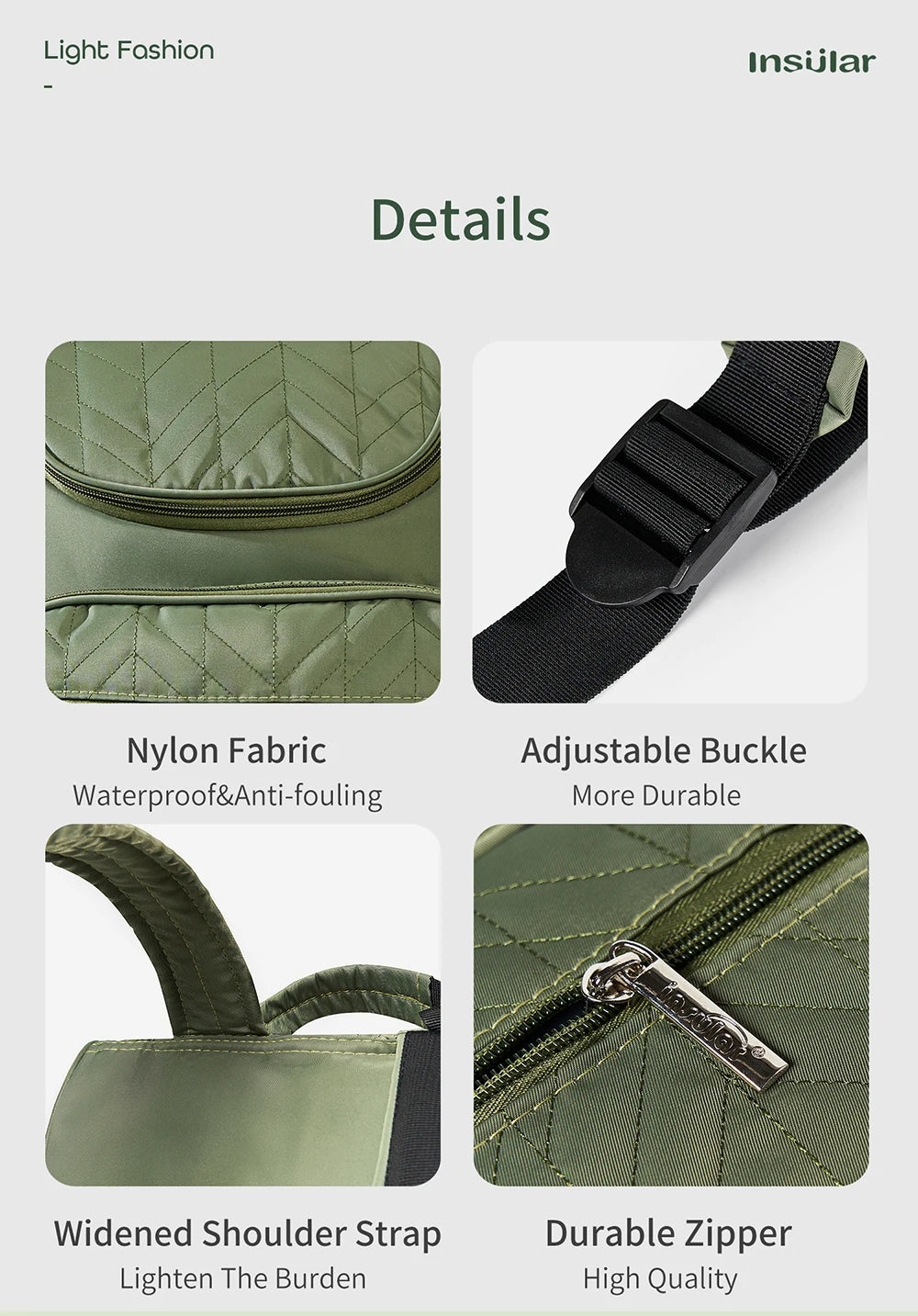 Large Capacity Nappy Backpack for Moms Multi Functional Waterproof Diaper Bag with Stroller Hooks for Baby Care Outdoor Travel