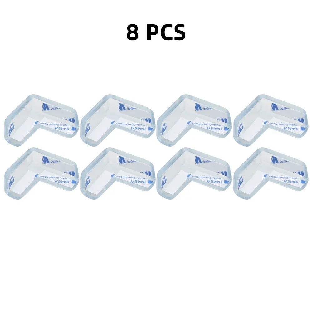 Table Corner Protectors For Baby Furniture Transparent PVC Edge Guards Anti Collision Covers 2-3cm