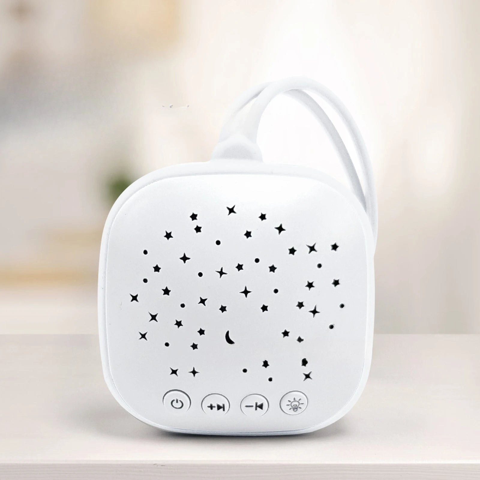 White Noise Sound Machine Portable Baby Sleep Aid With 20 Songs Volume Adjustable Built In Rechargeable Battery Model 6